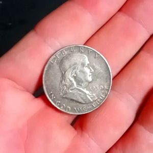 Very beautiful 1950 Liberty half dollar piece beautiful collectors item